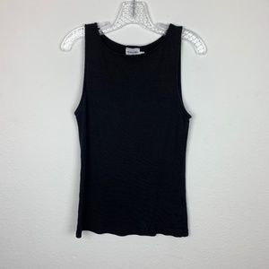 Anthropologie | Black Sleeveless Tank Top